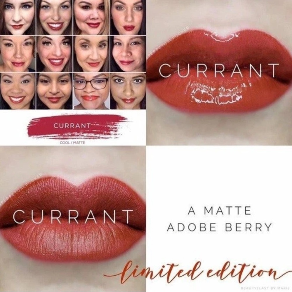 SeneGence Lipsense - Currant Matte Lipstick - Adobe Berry - new, seal intact